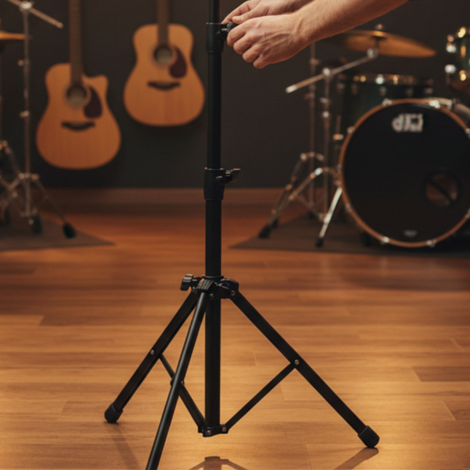 Music Stand Folding - Cowbell Stand Portable Folding Cowbell Holder