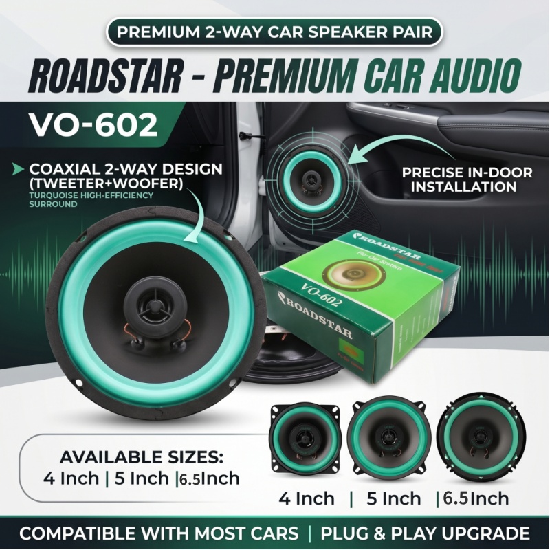 Audio Universal Music - 4/5/6.5 Inch Car Speakers Coaxial Subwoofer