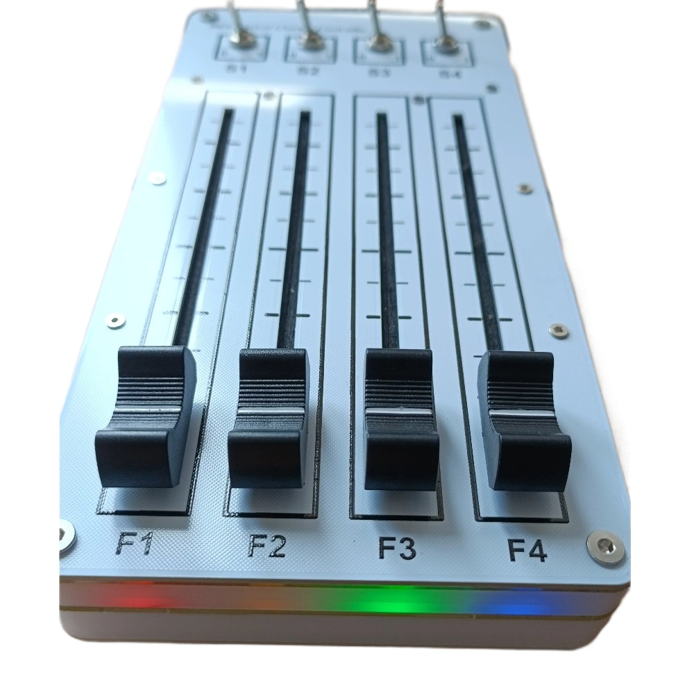 Audio Music Software - 4 Push 4 Switch 100Mm Slide
