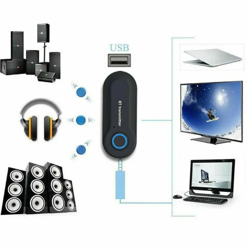 Audio Universal Music - Universal Bluetooth Transmitter 3.5MM Jack Audio