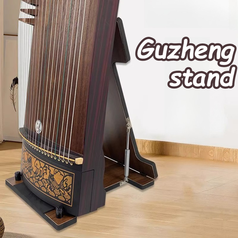 Music Stand Folding - Folding Guzheng Storage Rack Anti-slip Design