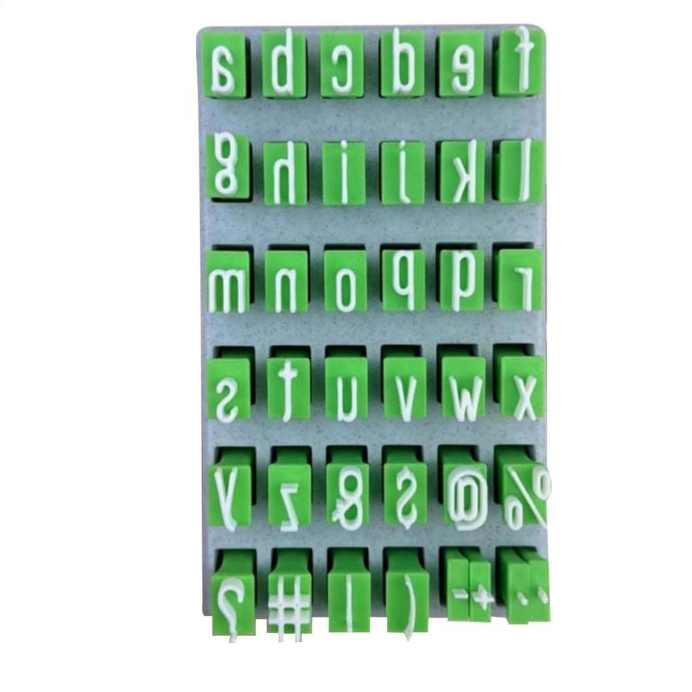 Ocarina Ceramic - Uppercase letter Alphabet Clay Seal Embossing