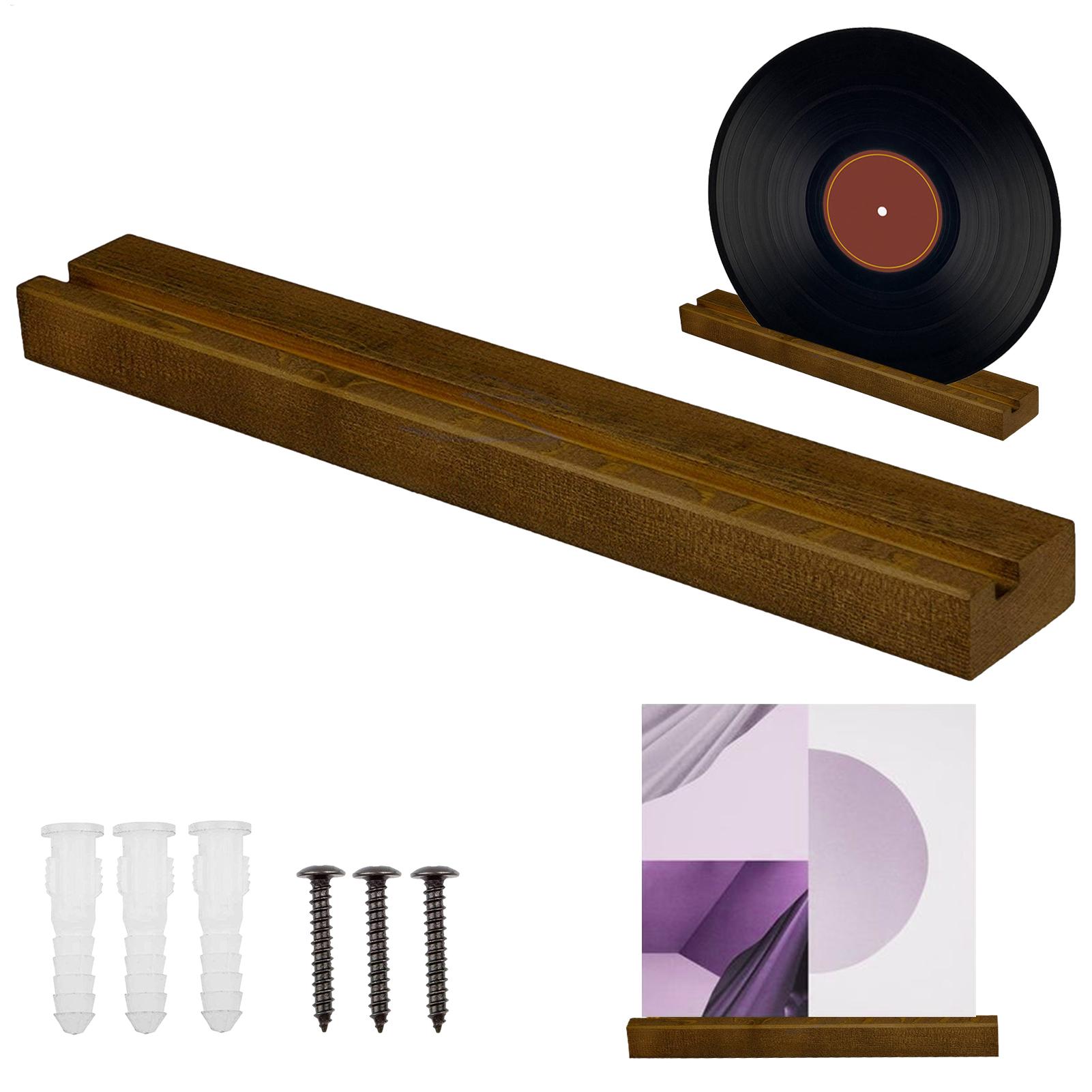 Music Stand Folding - Wall Record Holder Wood Vinyl Record