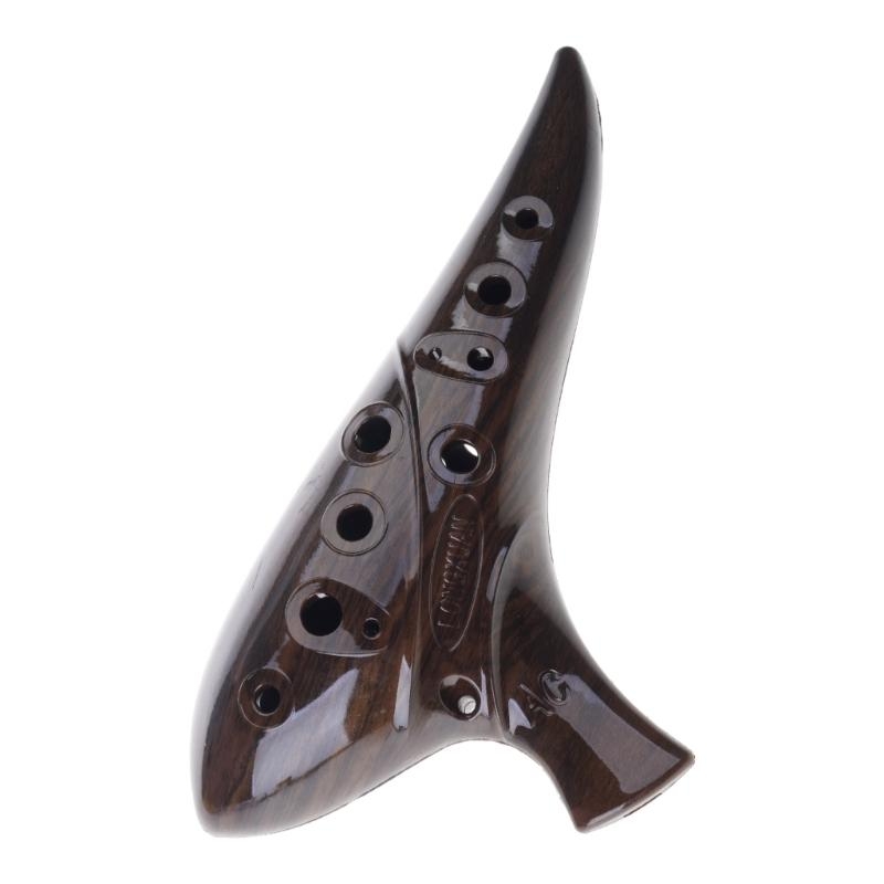 Ocarina Ceramic - 12 Hole Ceramic Ocarina Smooth Texture