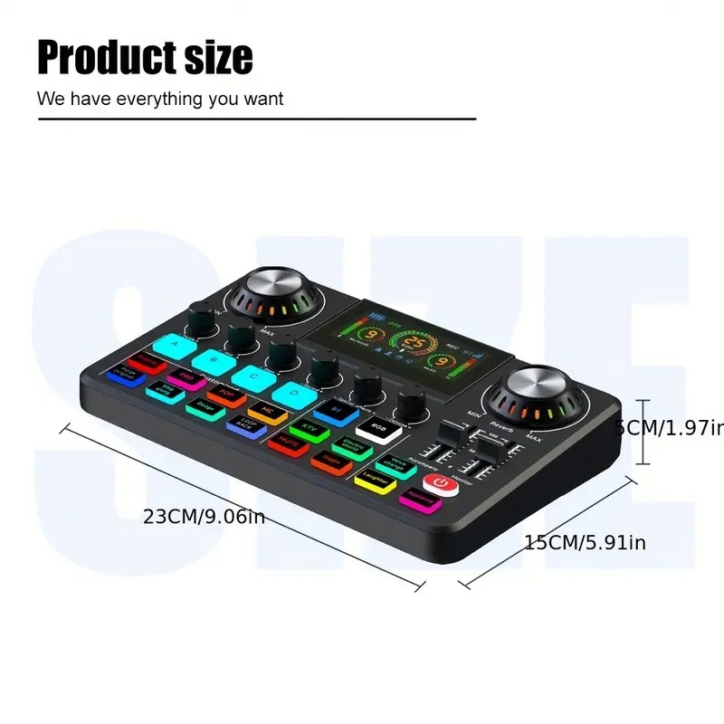 Audio Music Changer - Audio Mixer, Live Sound Card with