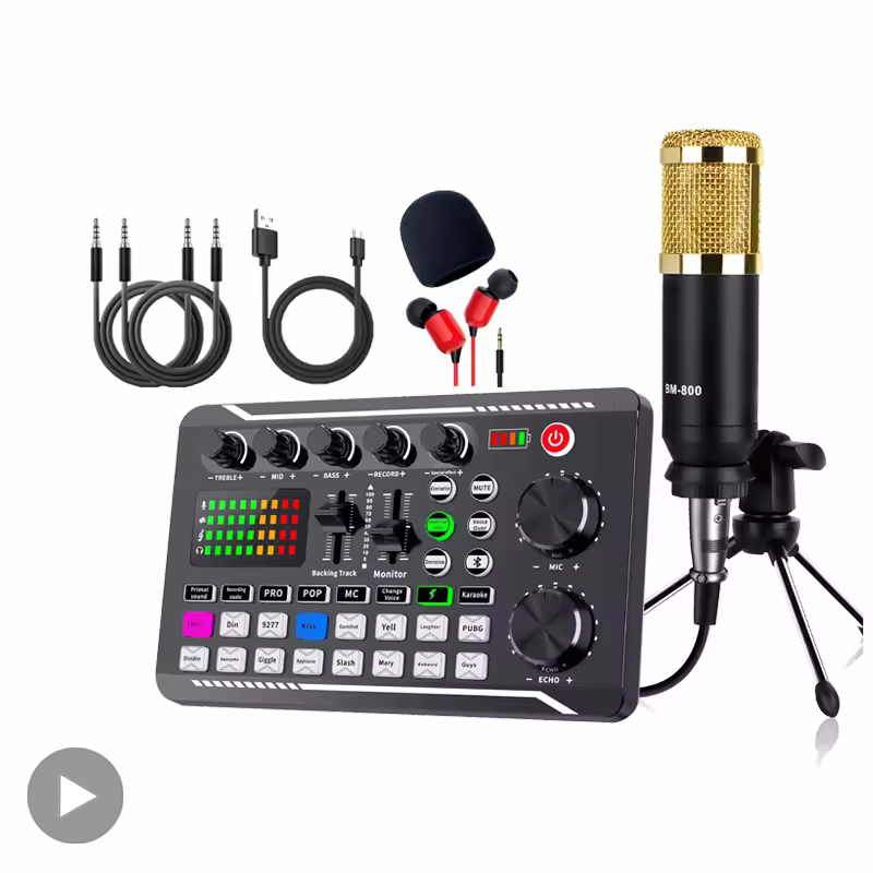 Audio Music Changer - Professional Microphone Mic Bluetooth Sound Mixer