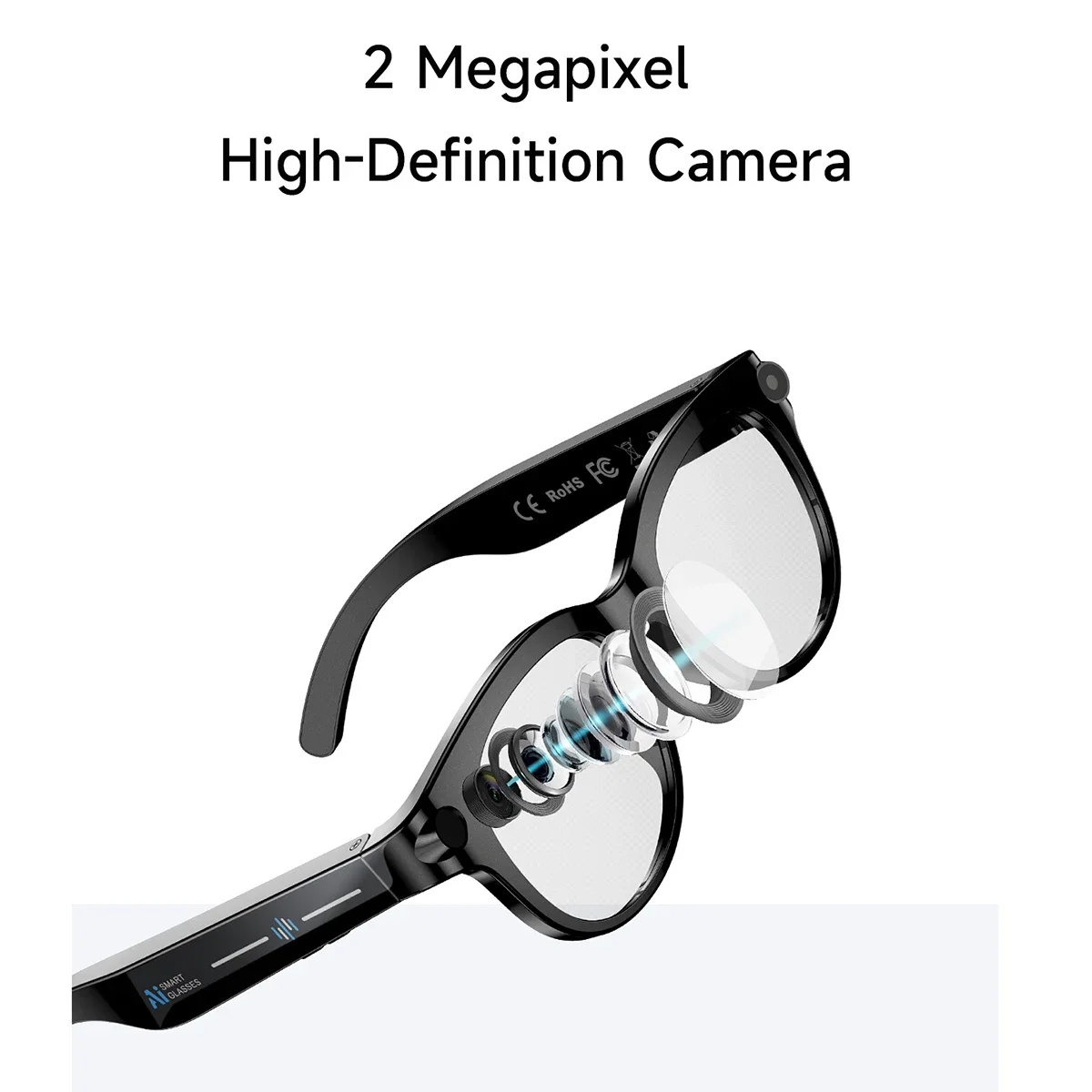 AI Sunglasses for Men with Rea - Audio Music Arabic ulasan dan harga