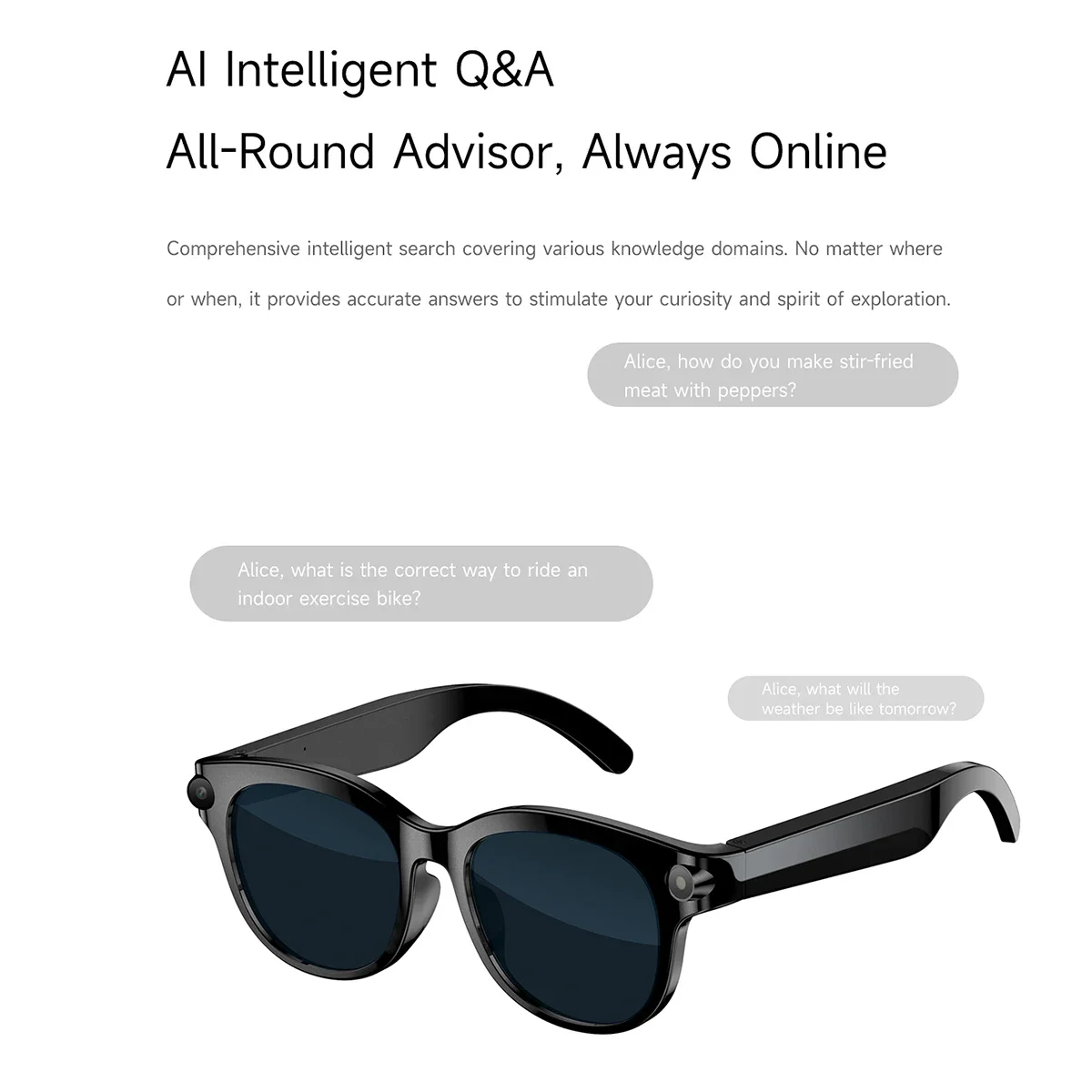 AI Sunglasses for Men with Rea - Audio Music Arabic ulasan dan harga