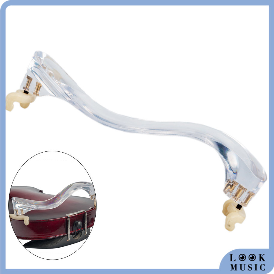 LOOK Adjustable Crystal Transp - Violin Shoulder Rest ulasan dan harga