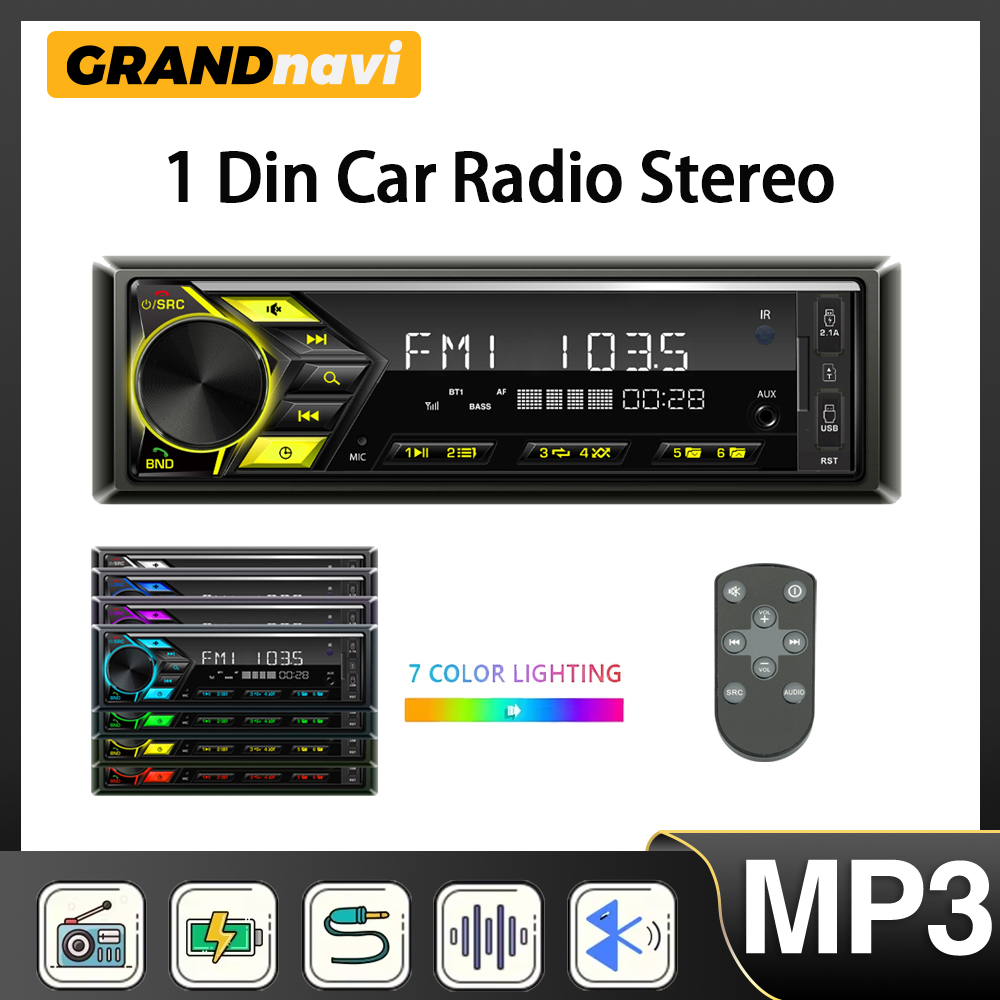 Car Radio 1din MP3 Player Digi - Audio Universal Music ulasan dan harga
