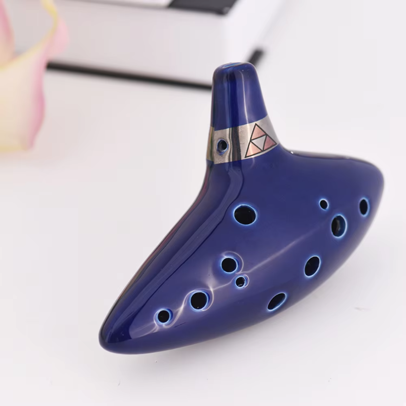 12 Hole Ocarina Ceramic Alto C - Ocarina Ceramic ulasan dan harga