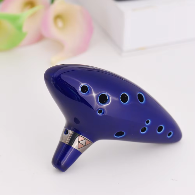 12 Hole Ocarina Ceramic Alto C - Ocarina Ceramic ulasan dan harga