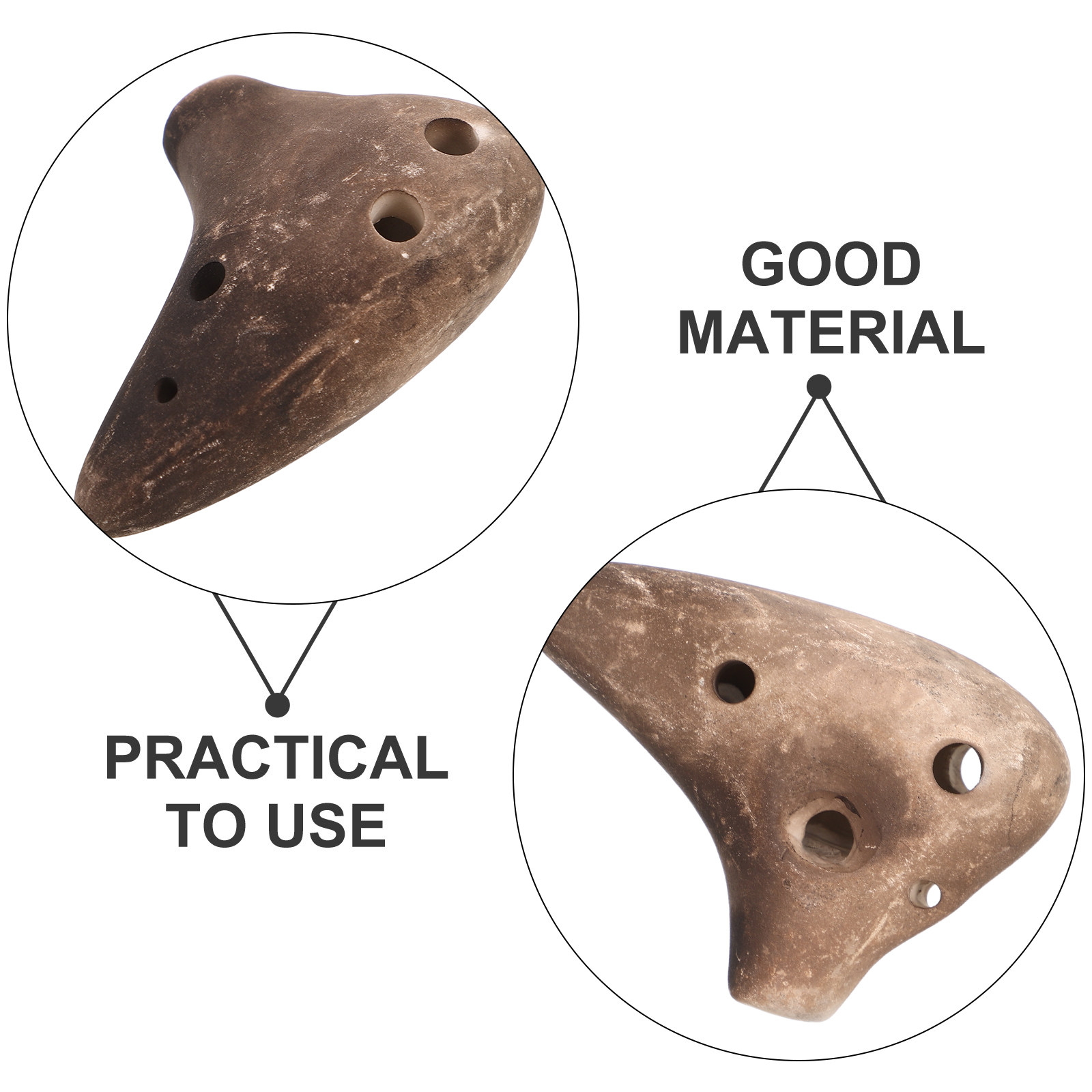 Mini 6 Hole Ocarina Lightweigh - Ocarina Ceramic ulasan dan harga