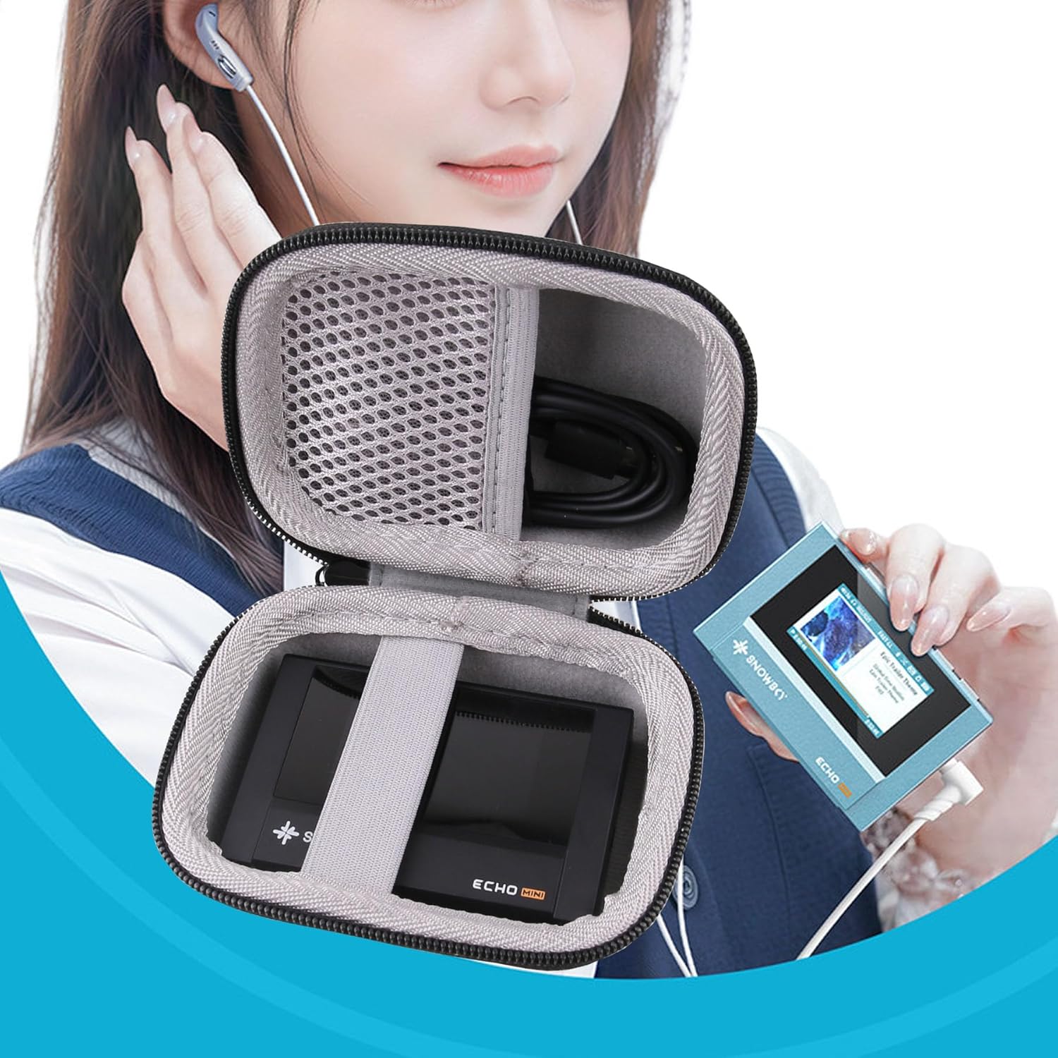 Carrying Hard EVA Case for MEC - Audio Music Player ulasan dan harga