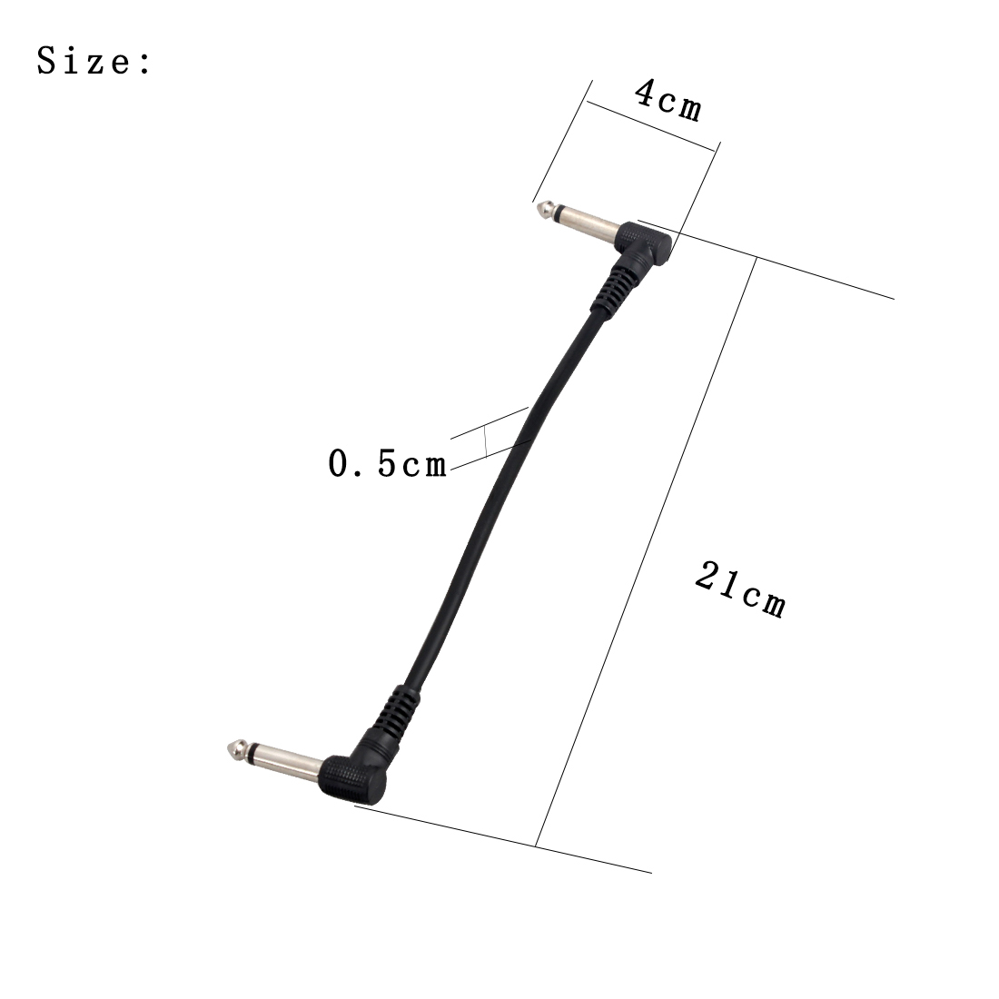 6 Pcs Guitar Effect Pedal Cabl - Audio Music Effect ulasan dan harga