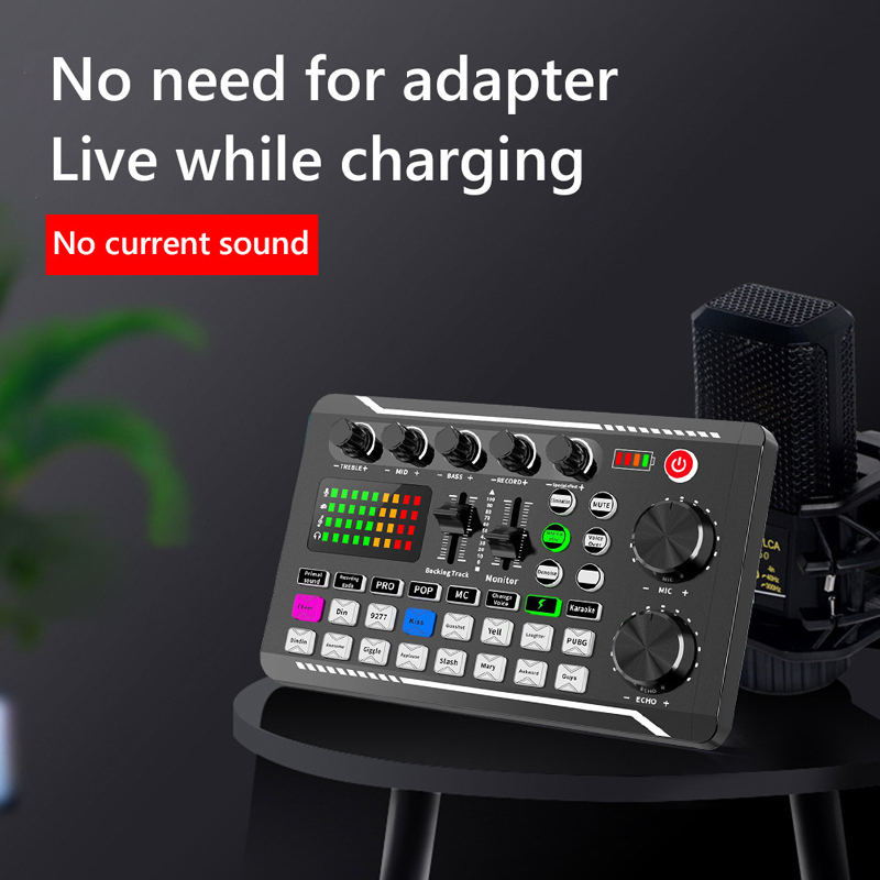 F998 Live Sound Card Audio Tun - Audio Music Changer ulasan dan harga