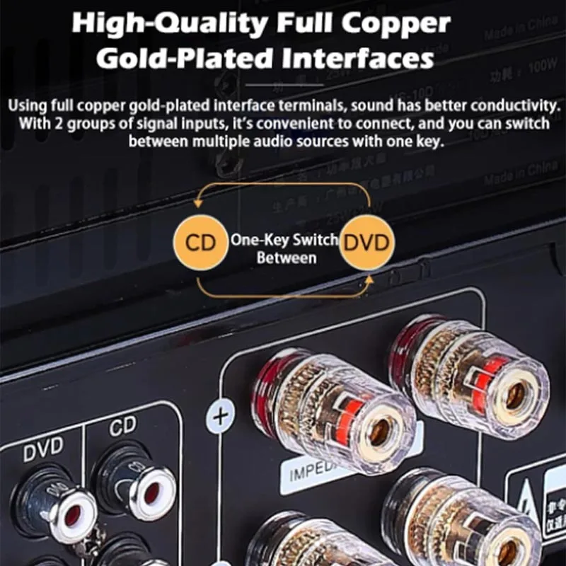 HIFI 2.1Ch Vacuum Tube Amp Blu - Audio Youtube Music Free ulasan dan harga