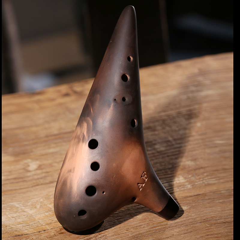Purple Clay Ceramic Ocarina AC - Ocarina Ceramic ulasan dan harga