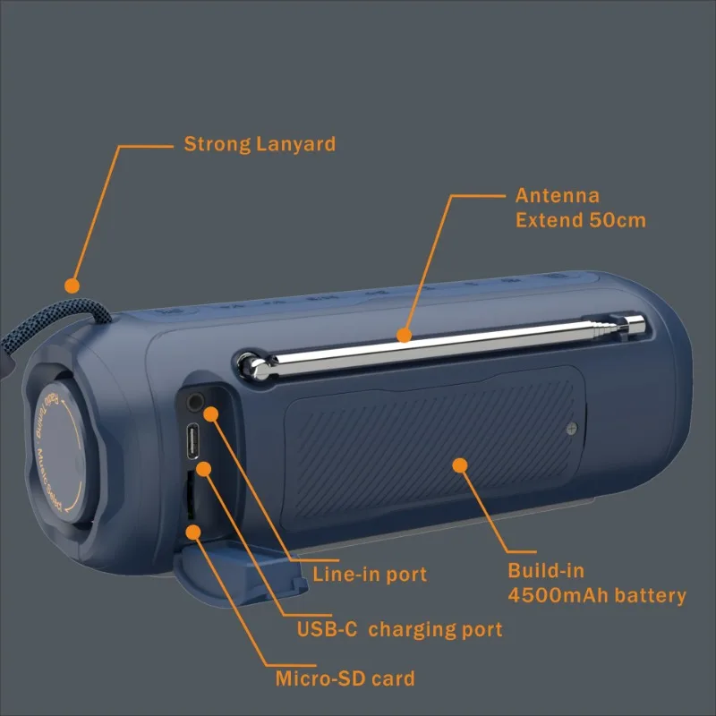 Multi-function Radio Portable  - Audio Music Bluetooth ulasan dan harga