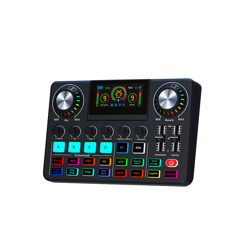 F668 Audio Mixer, Live Sound C - Audio Music Changer ulasan dan harga