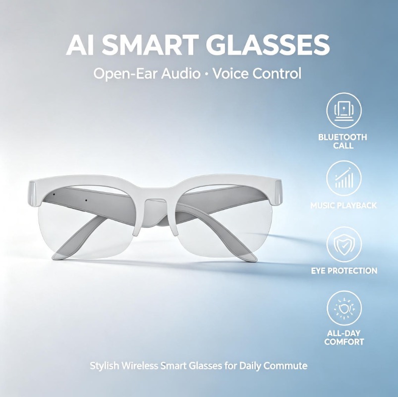 2026 Smart Audio Sunglasses Bl - Audio Music Bluetooth ulasan dan harga