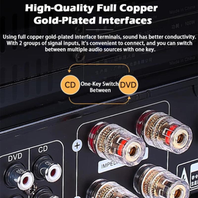 HIFI 2.1Ch Vacuum Tube Amp Blu - Audio Youtube Music Free ulasan dan harga