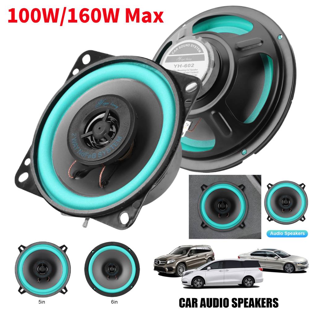 4/5/6 Inch Car Speakers 100W/1 - Audio Universal Music ulasan dan harga