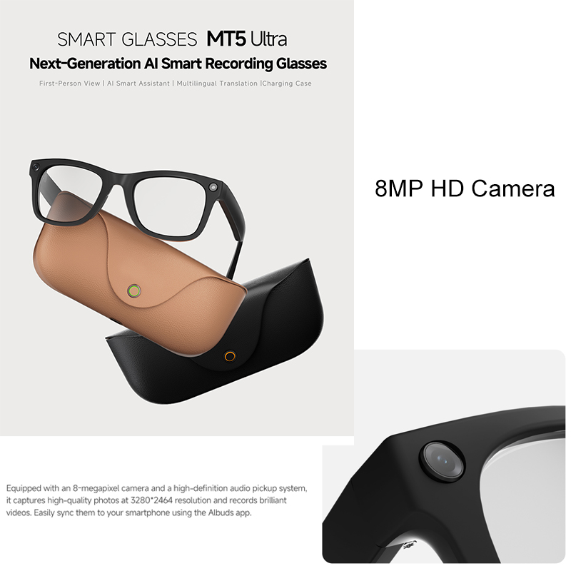 2026 AI smart Glasses HD 800W  - Audio Music Arabic ulasan dan harga