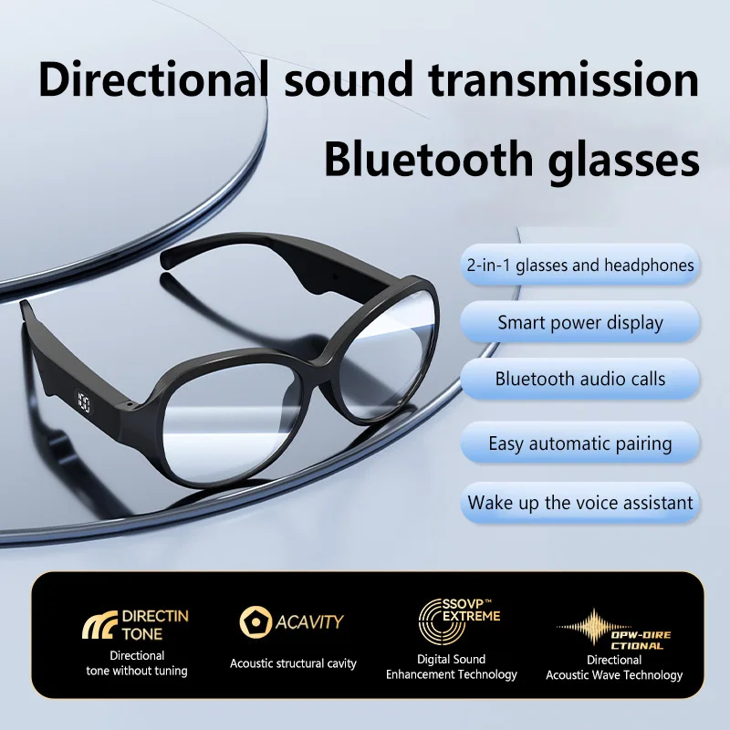 2-in-1 Smart Audio Glasses Wir - Audio Music Bluetooth ulasan dan harga