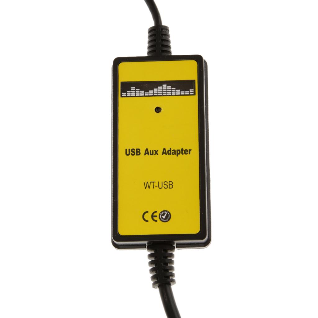 Car Aux Adapter CD Changer Por - Audio Music Changer ulasan dan harga