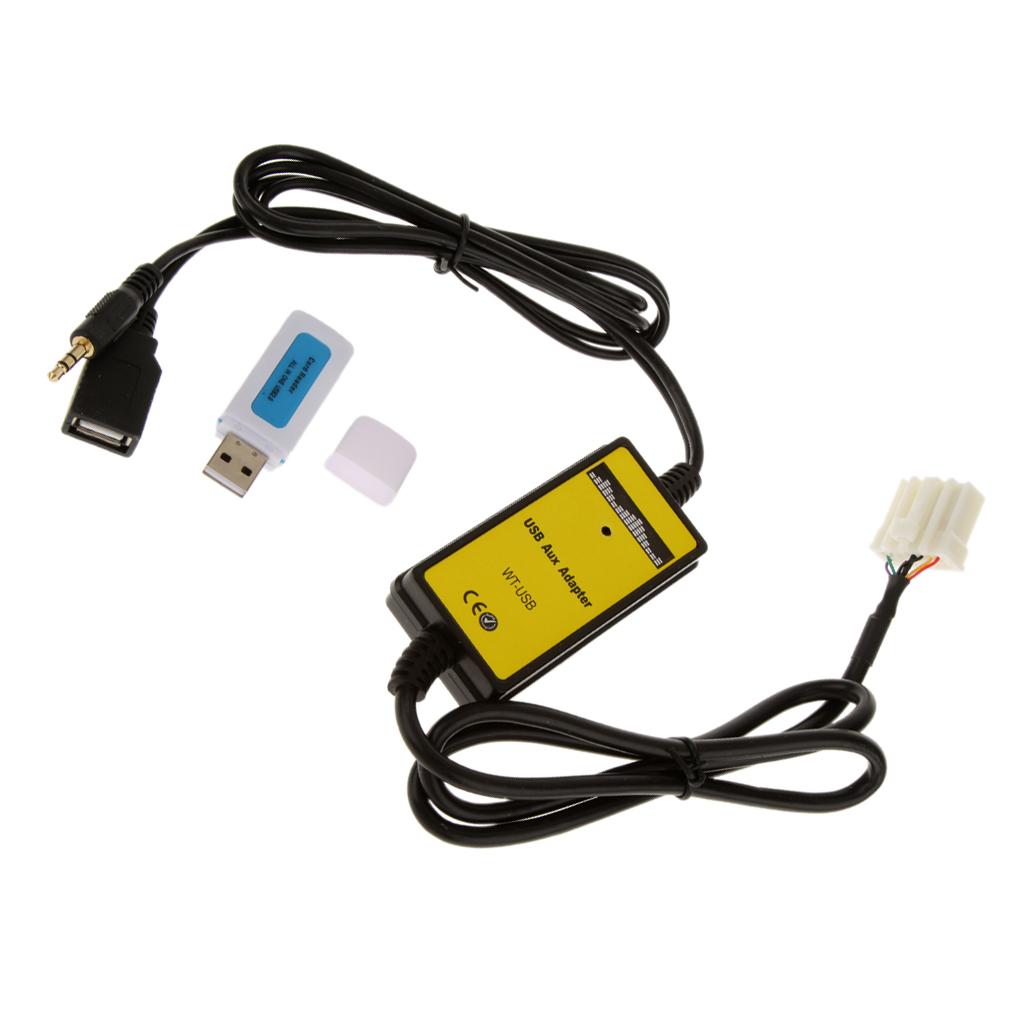 Car Aux Adapter CD Changer Por - Audio Music Changer ulasan dan harga