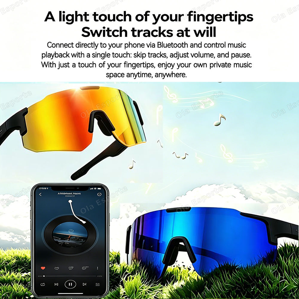 Cycling Smart Glasses Camera B - Audio Music Arabic ulasan dan harga