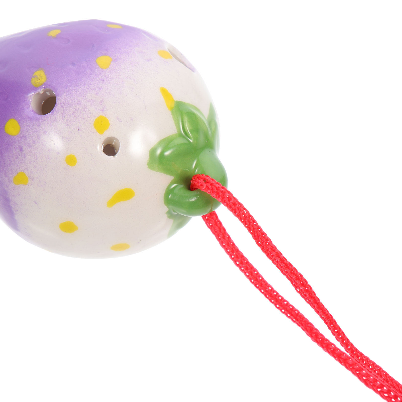 Ceramic Strawberry Ocarina 6-H - Ocarina Ceramic ulasan dan harga