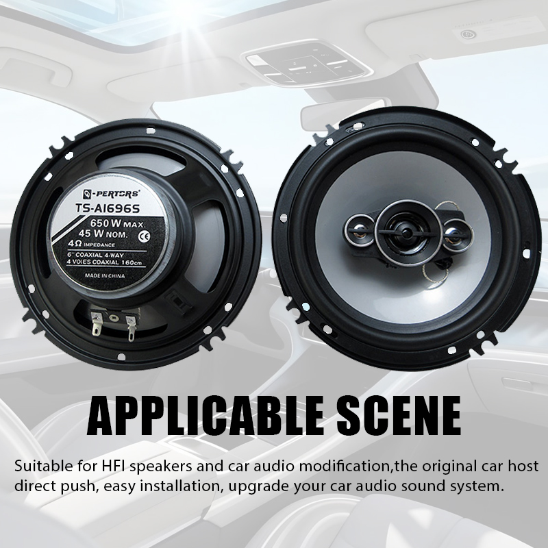 2PCS 6 Inch HiFi Coaxial Subwo - Audio Universal Music ulasan dan harga
