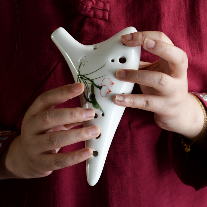 Ocarina 12-hole Professional B - Ocarina Ceramic ulasan dan harga
