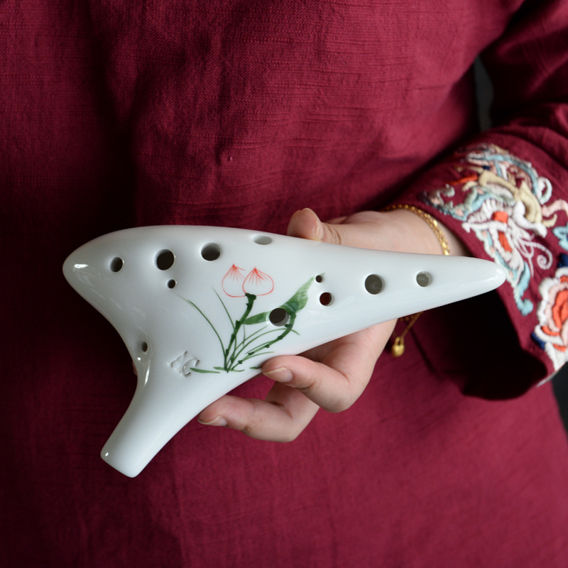 Ocarina 12-hole Professional B - Ocarina Ceramic ulasan dan harga