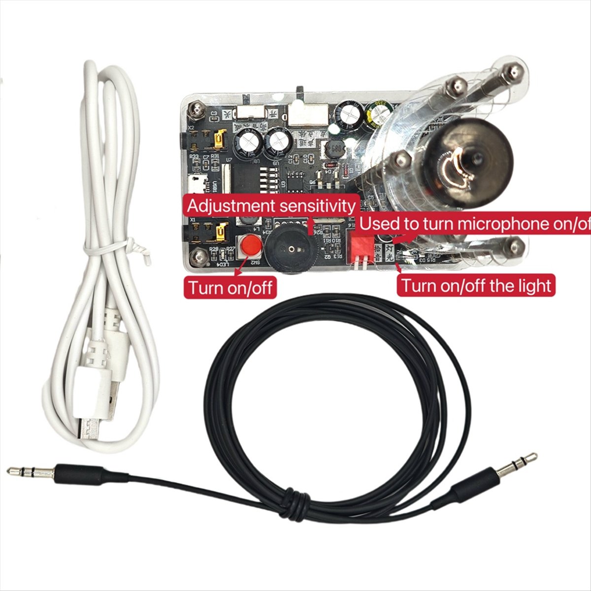 DTC5 New USB 5V Music Spectrum - Audio Youtube Music Free ulasan dan harga