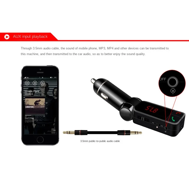 BC06 Car Bluetooth-compatible  - Audio Music Player ulasan dan harga