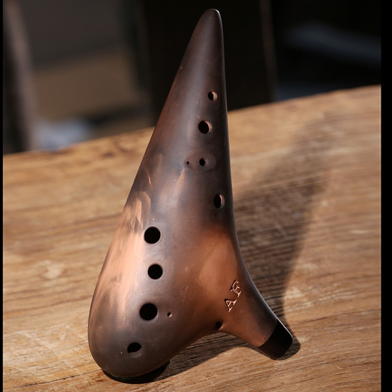 Purple Clay Ceramic Ocarina AC - Ocarina Ceramic ulasan dan harga