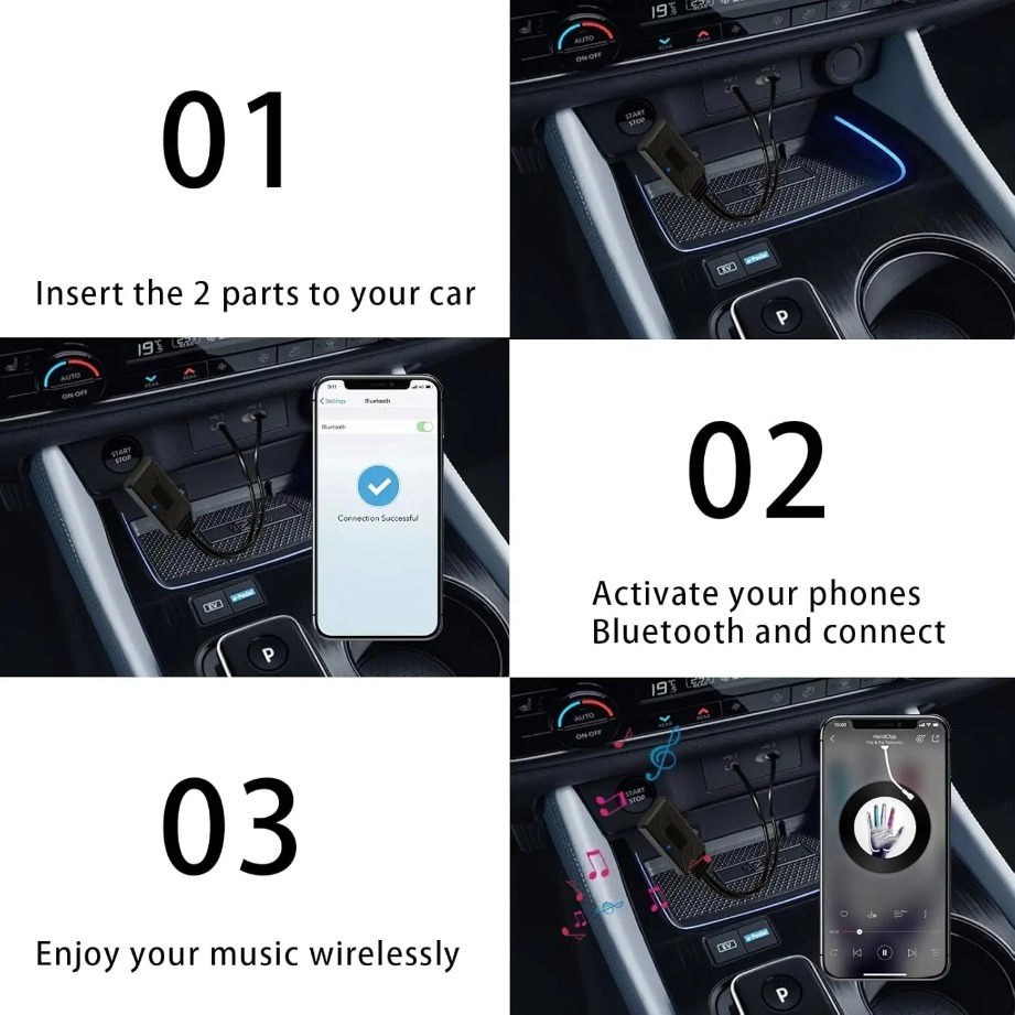 Bluetooth Audio Adapter Aux 3. - Audio Universal Music ulasan dan harga