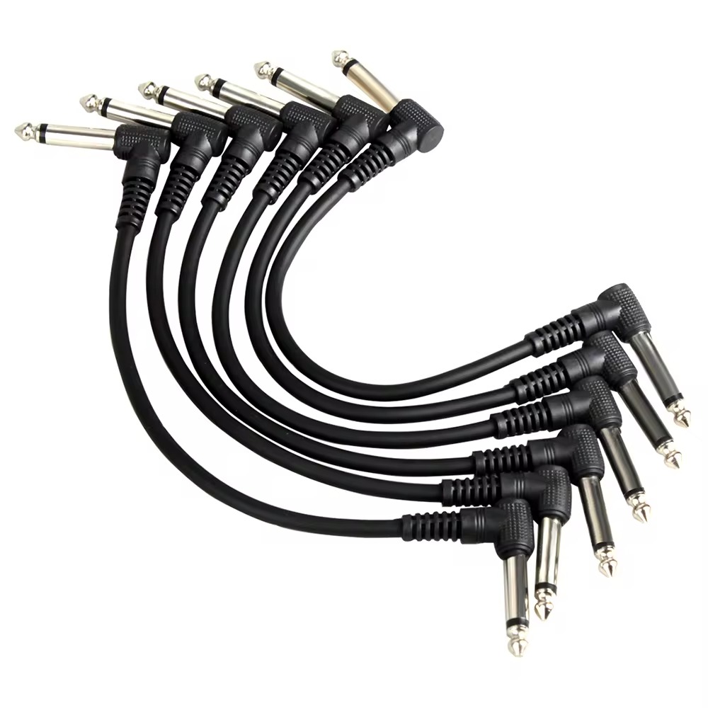 6Pcs Guitar Effect Pedal Cable - Audio Music Effect ulasan dan harga
