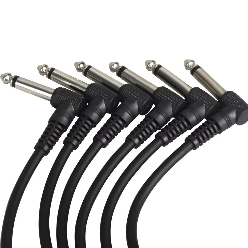 6Pcs Guitar Effect Pedal Cable - Audio Music Effect ulasan dan harga