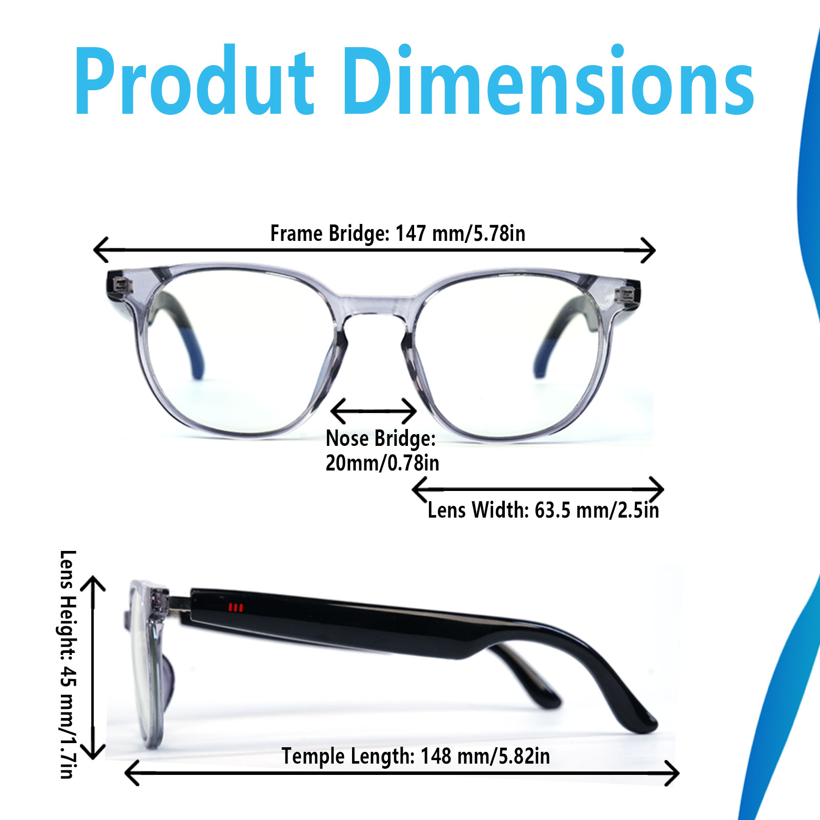 Smart Audio Glasses, Real-Time - Audio Music Bluetooth ulasan dan harga