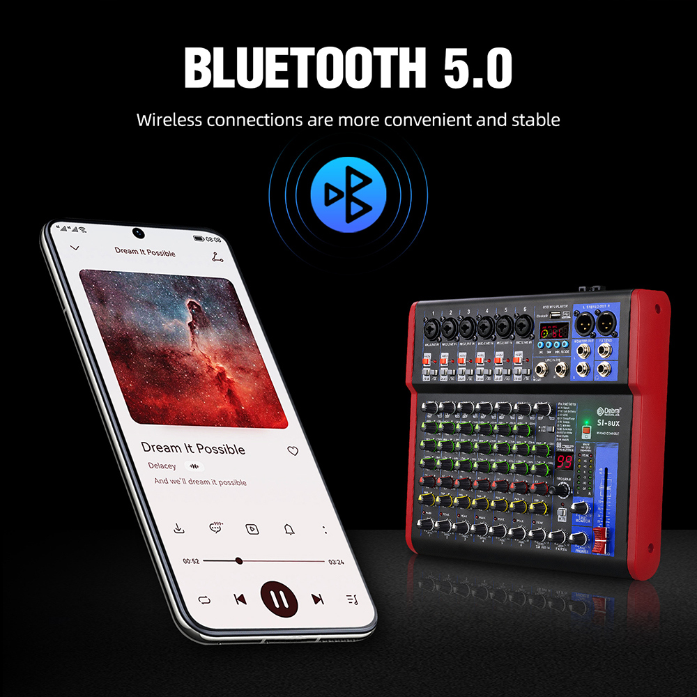 4 6 8-channel portable audio m - Audio Music Effect ulasan dan harga