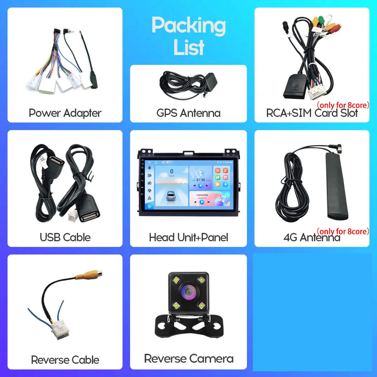 8Core Android 14 8G+128G For T - Audio Music Arabic ulasan dan harga