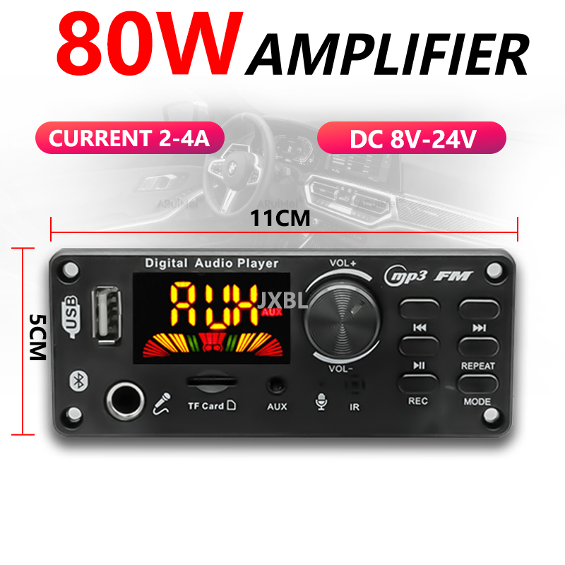 80W Bluetooth 5.0 MP3 Decoder  - Audio Music Player ulasan dan harga