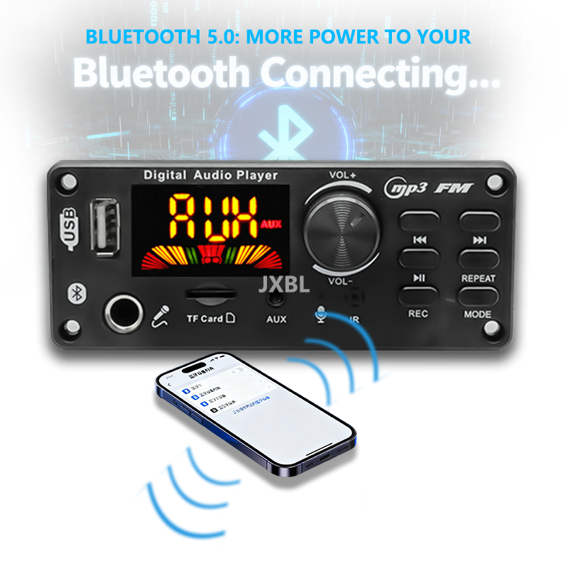 80W Bluetooth 5.0 MP3 Decoder  - Audio Music Player ulasan dan harga