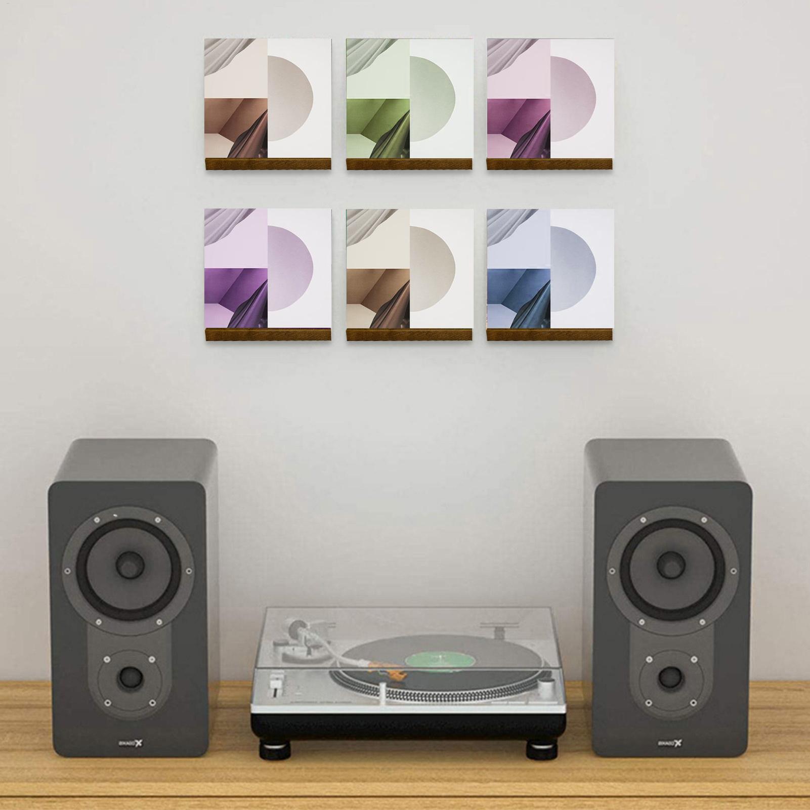 Wall Record Holder Wood Vinyl  - Music Stand Folding ulasan dan harga