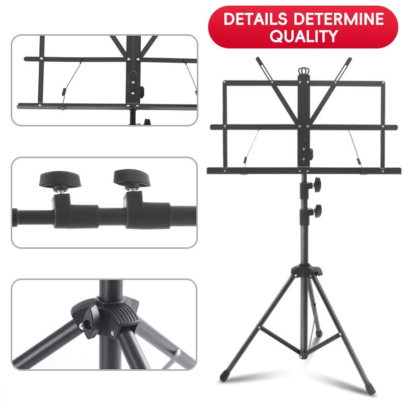 New Music Stand 2 In 1 Dual Us - Music Stand Folding ulasan dan harga