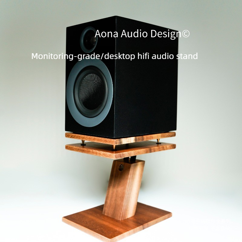 Solid Wood Desktop Speaker Sta - Music Stand Folding ulasan dan harga